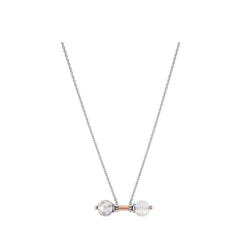 Lalique Necklace - 1928 Pendant - Clear/Marble Glass